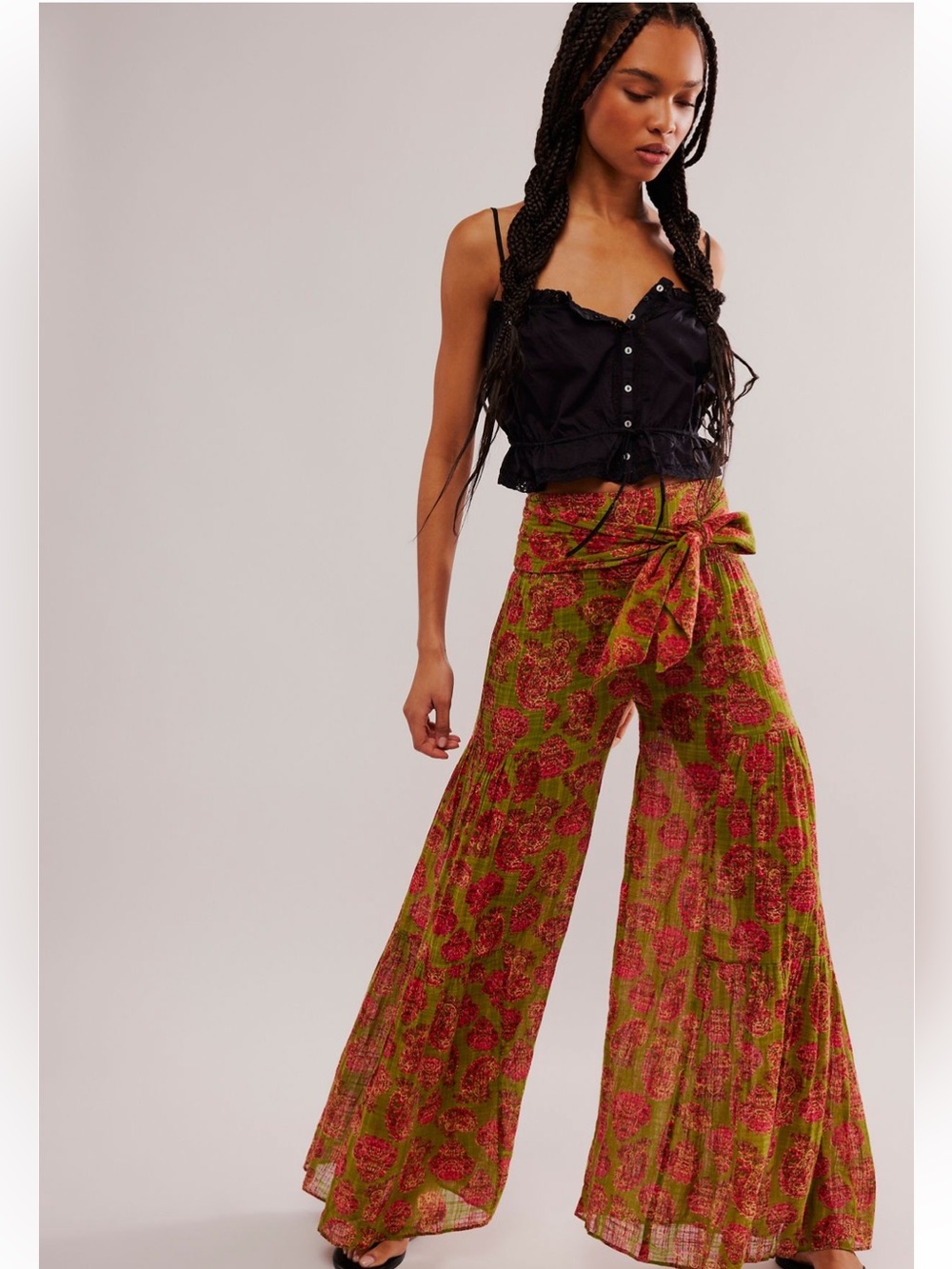 Free People One Good Day Wide Leg Pant